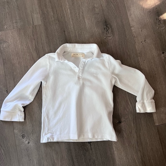 White zara kids long sleeve polo shirt. Size 5 - Picture 11 of 13